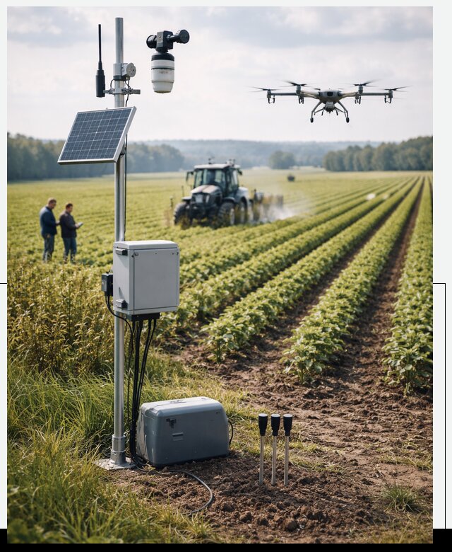 Разработка IoT мониторинга полей в Приморско-Ахтарске от 8617 р. | АвикейПрр