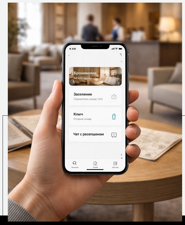 Мобильное приложение для гостей отеля в Приморско-Ахтарске, управление сервисом